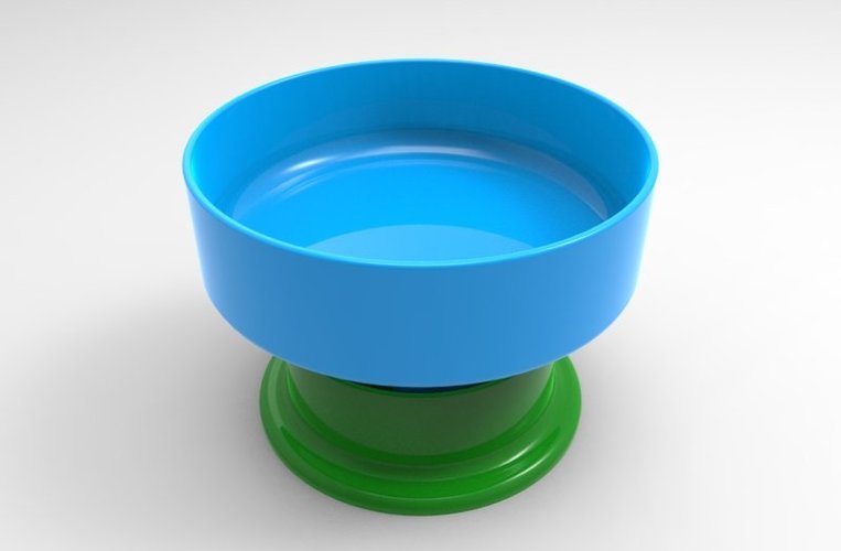 anti ant dog bowl/moat/platform 3D Print 37138