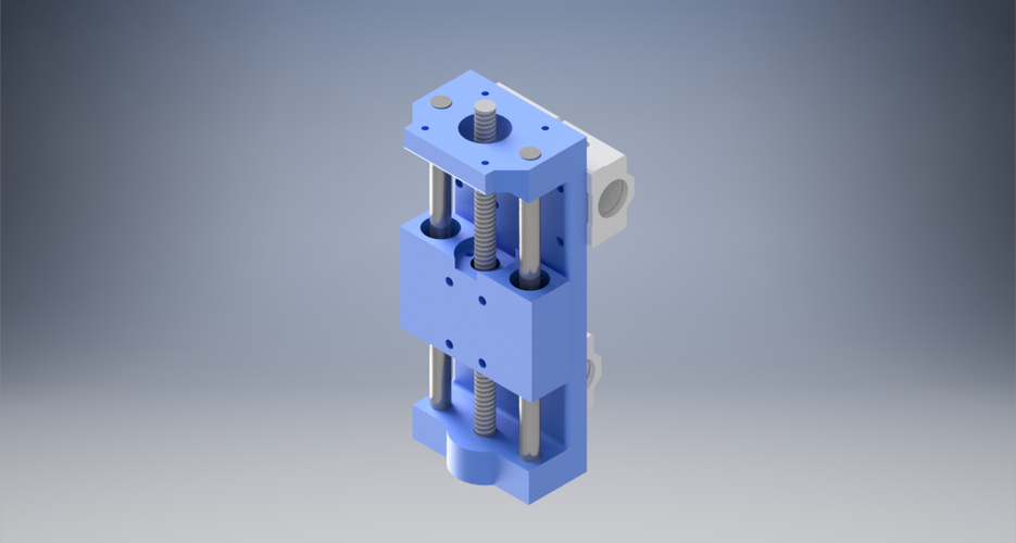 CNC Z Axis with hole for NEMA17 3D Print 371389