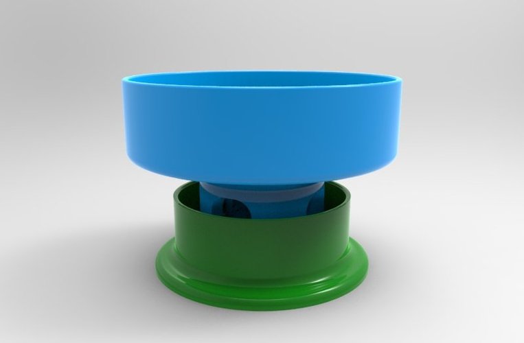 anti ant dog bowl/moat/platform 3D Print 37139