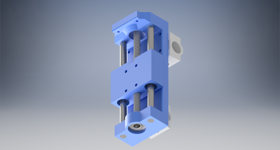 CNC Z Axis with hole for NEMA17 3D Print 371390