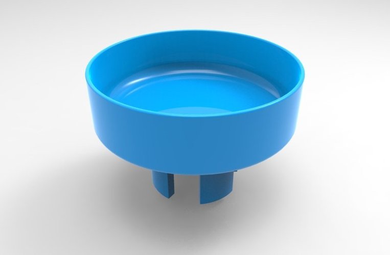 anti ant dog bowl/moat/platform 3D Print 37140