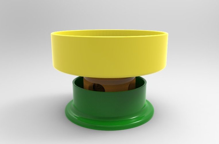 anti ant dog bowl/moat/platform 3D Print 37142