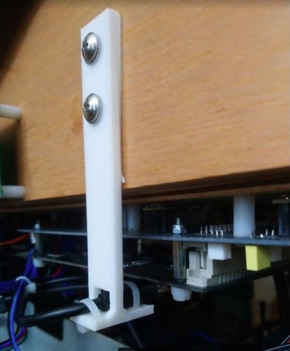 Alien Pinball rear panel USB bracket  3D Print 371501