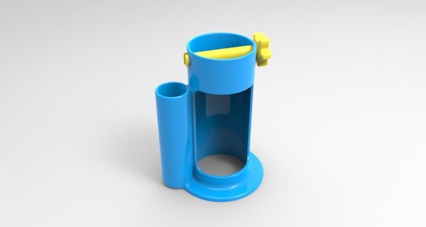 toothpaste squeezer and tube holder w toothbrush holder