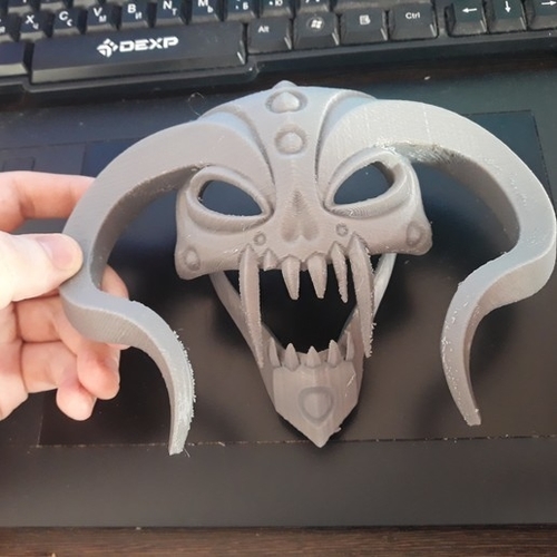 Mask horned 3D Print 371587