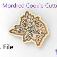 Small Mordred from “Fate/Grand Order” Cookie Cutter - STL file 3D Printing 371607