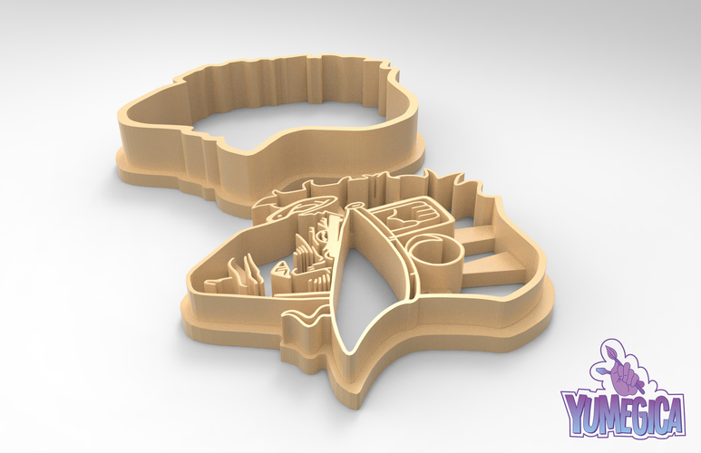 Jotaro Kujo from “JoJo's Bizarre Adventure” Cookie Cutter - STL 3D Print 371615