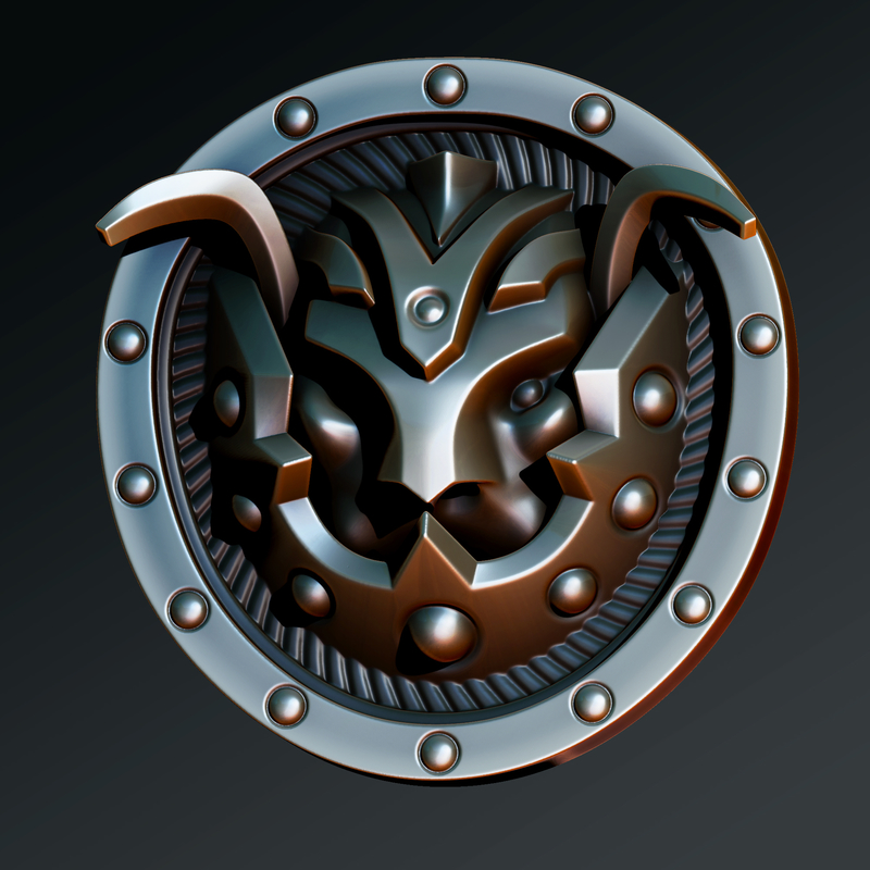 Lion shield