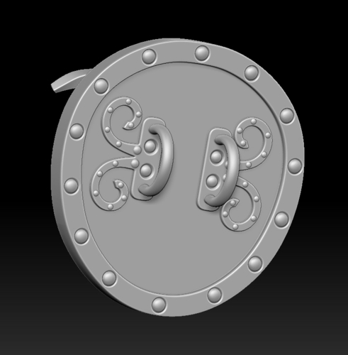 Lion shield 3D Print 371693