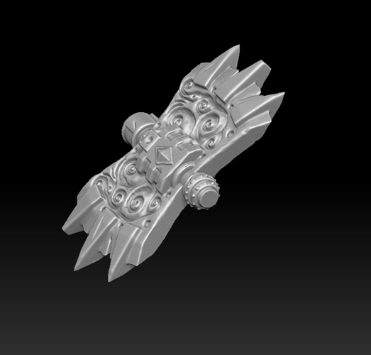Barbed axe 3D Print 371713