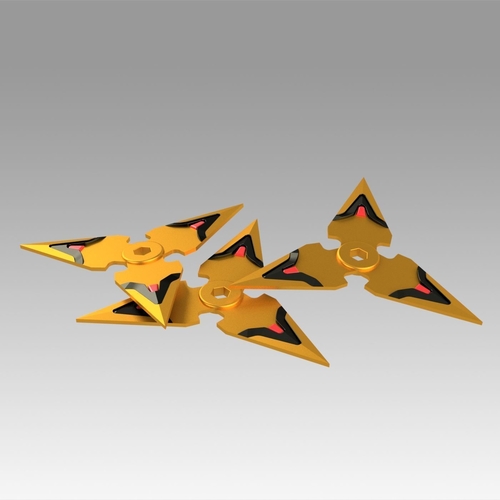 Overwatch OW Genji Nihon Skin Shuriken Cosplay prop 3D Print 371738