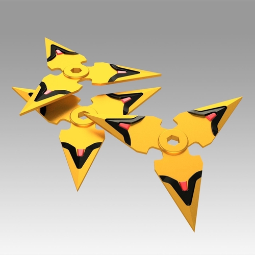 Overwatch OW Genji Nihon Skin Shuriken Cosplay prop 3D Print 371739