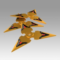 Overwatch OW Genji Nihon Skin Shuriken Cosplay prop - Thumbnail 5