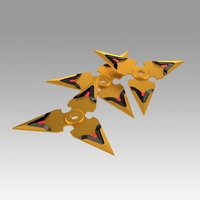Overwatch OW Genji Nihon Skin Shuriken Cosplay prop - Thumbnail 6