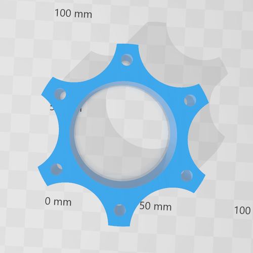 star shaped wheel spacer 3D Print 371772