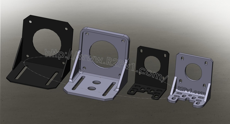 Pololu Stepper Motor NEMA Mounting Brackets