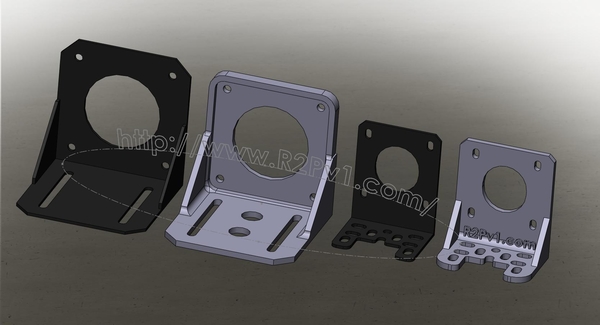 Pololu Stepper Motor NEMA Mounting Brackets