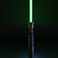 Small Yoda's Lightsaber 3D Printing 371875