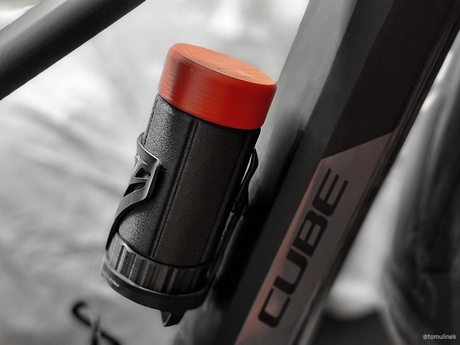 Bidon for Bike Tools + NEW: Cap extender 3D Print 371879