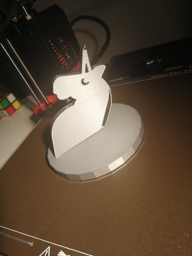 Unicorn coat hook 3D Print 371893