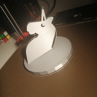 Small Unicorn coat hook 3D Printing 371893