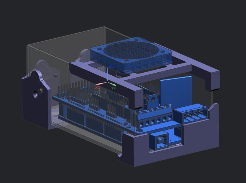Box for 3D printers using Arduino Mega/Ramps