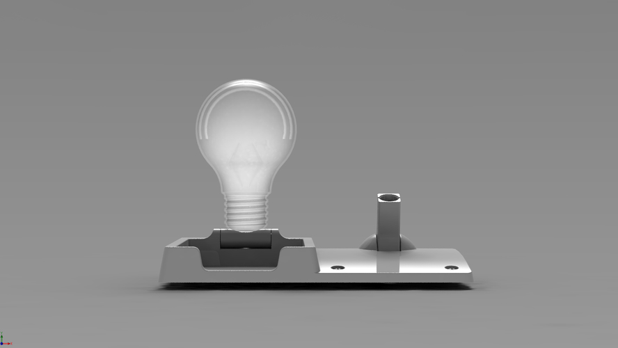 Light bulb concept business card holder 3D Print 372065