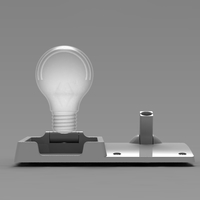 Light bulb concept business card holder - Thumbnail 4