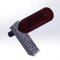 Balancing Wine Holder w/ Wine Names Embossed - Thumbnail 3