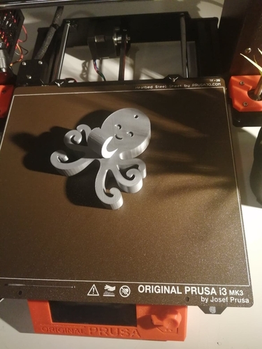 Octopus coat hook for kids 3D Print 372378