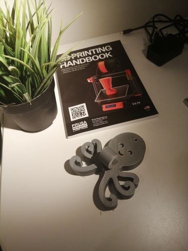 Octopus coat hook for kids 3D Print 372380
