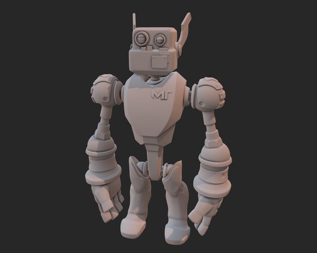 Super deformed bot 3D Print 37306