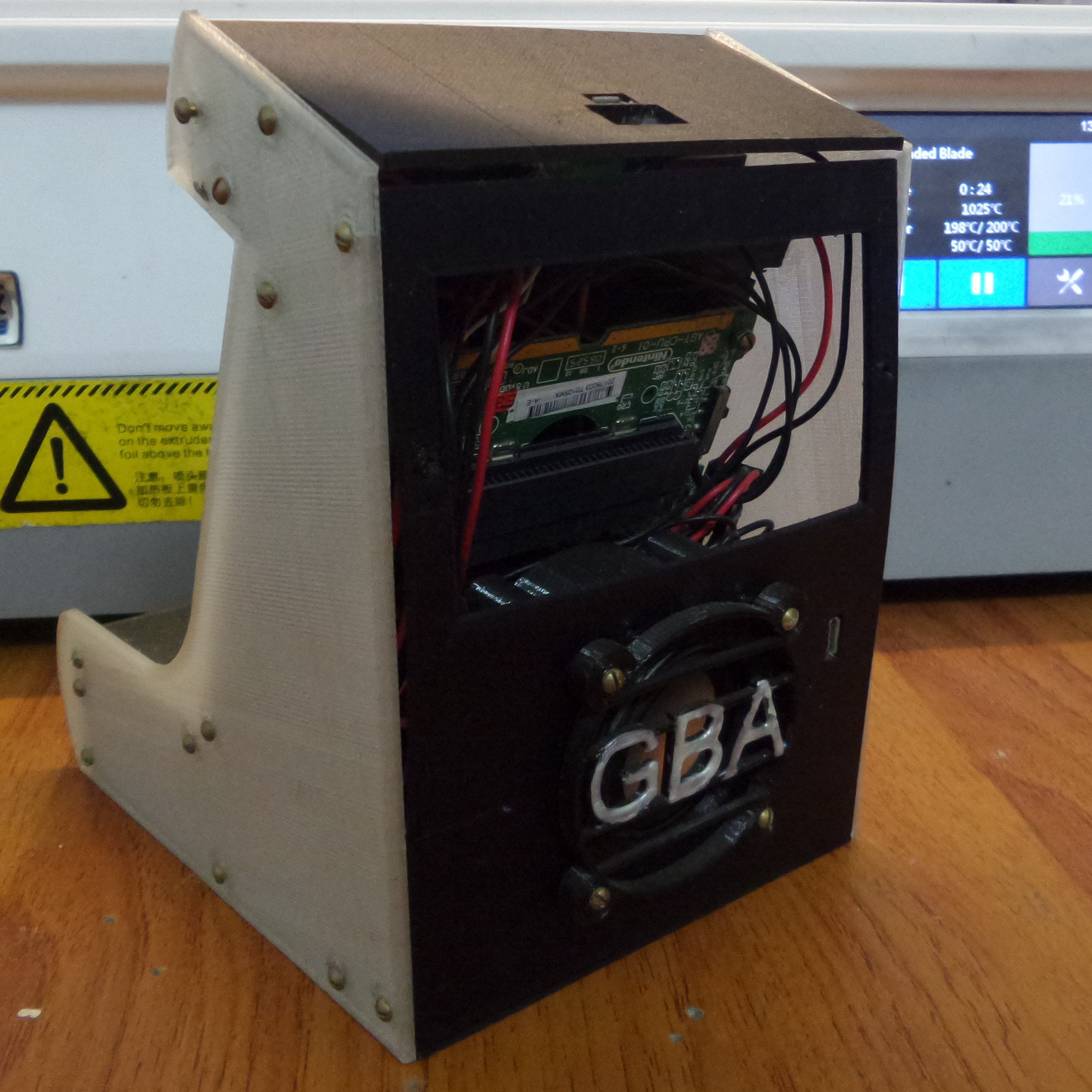 3d Printed Arcade Cabinet For Gba Advance Sp Real Working By