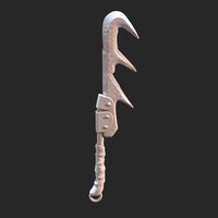 Small Stylized weapon keyring 3D Printing 37329