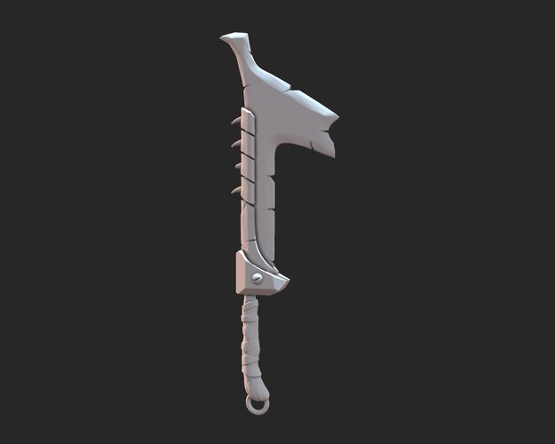 Stylized weapon keyring (1) 3D Print 37348