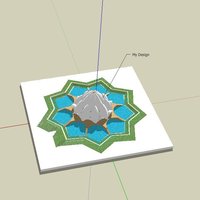 Small Lotus Temple 3D Printing 37414