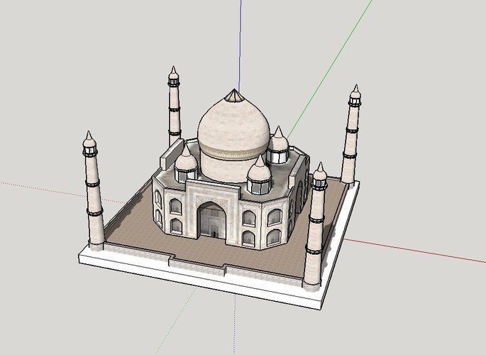 Taj Mahal 3D Print 37418