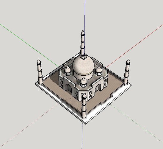 Taj Mahal 3D Print 37420