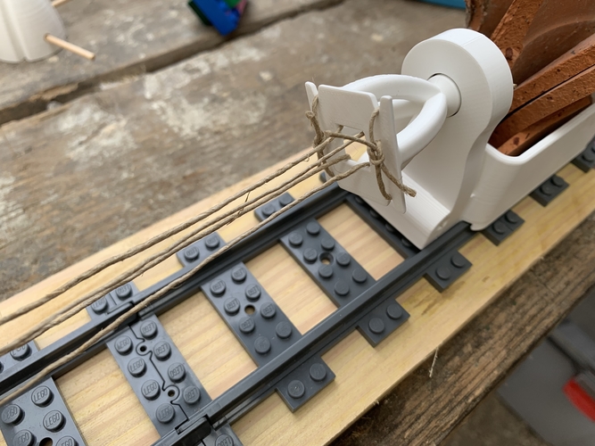 Modèle réduit de métier à corder/roping loom model 3D Print 374361