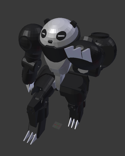 Panda mecha 3D Print 37475