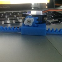 Linear actuator for mini servo (11-20gr) - Thumbnail 4