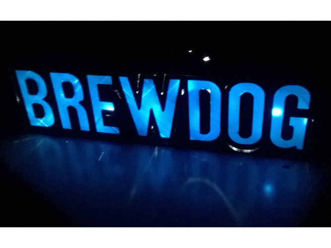 Brewdog Light-Up Piggy-Bank / Light-Box 3D Print 375651