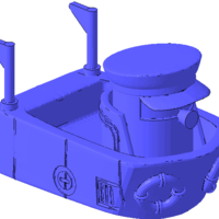 Small Marine, Robocar Poli 3D Printing 375710