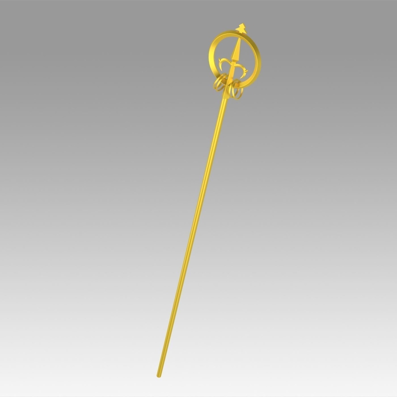 Touhou Project Byakuren Hijiri Stave Cosplay prop