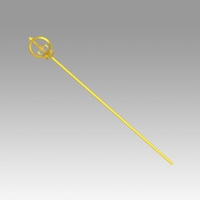 Touhou Project Byakuren Hijiri Stave Cosplay prop - Thumbnail 7