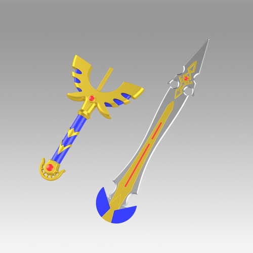 Dragon Quest Echoes of Elusive Age Definitive Edition Hero Sword 3D Print 375800