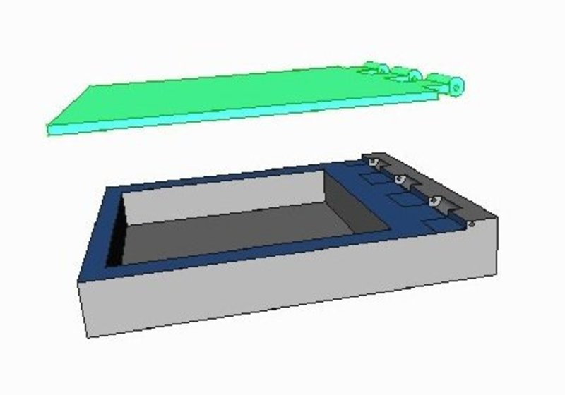 boxen mit klappdeckel