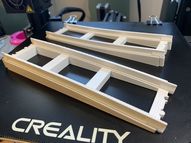 Lego compatible rail track up and down 10% 3D Print 375998