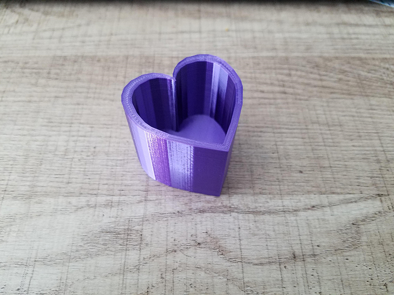 Heart-Shaped Pen or Pencil Holder