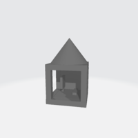 Small Small house model 3D Printing 376181